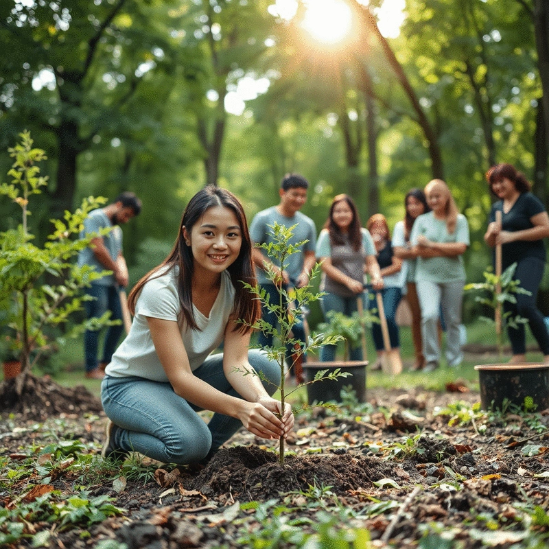 how to support local ecosystems with tree planting