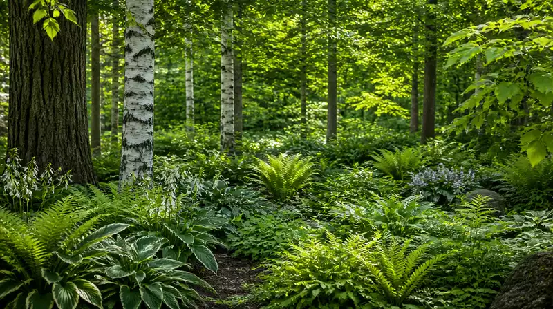Shade Gardens with Eco Trees