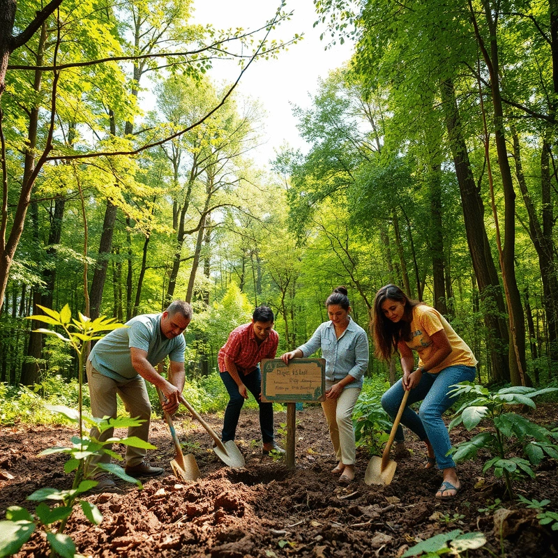 community-led initiatives to combat deforestation