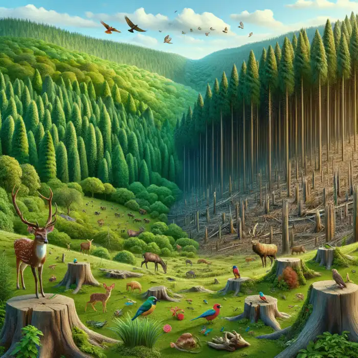 impact of deforestation on local ecosystems