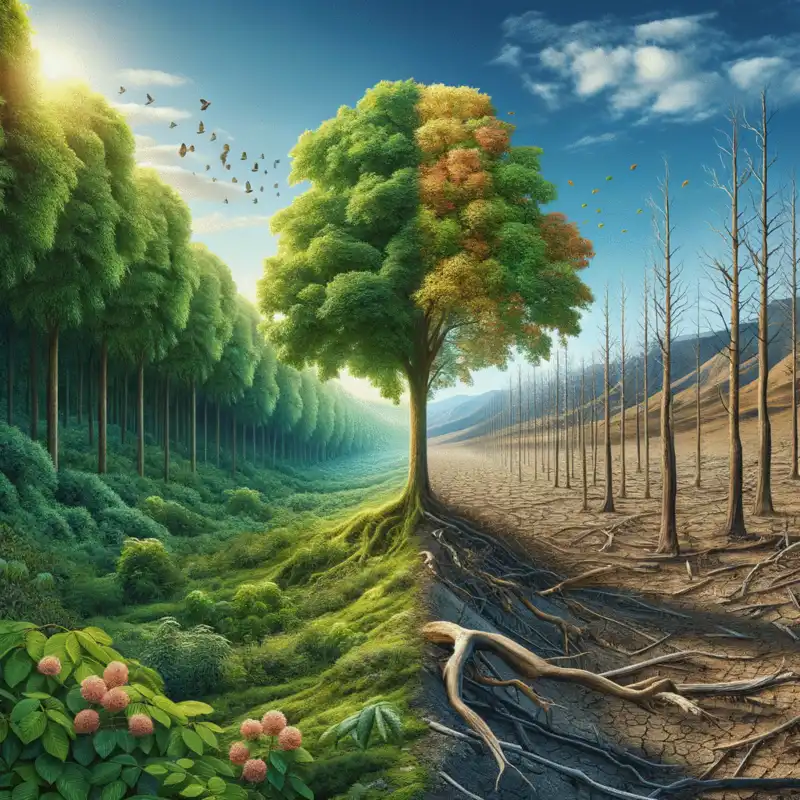 how deforestation affects climate change