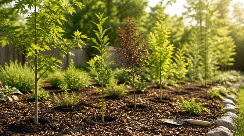 Creating a Low-Maintenance Tree Area