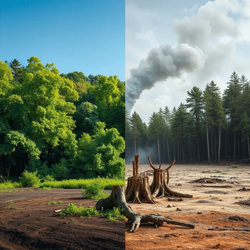 deforestation and its link to global warming