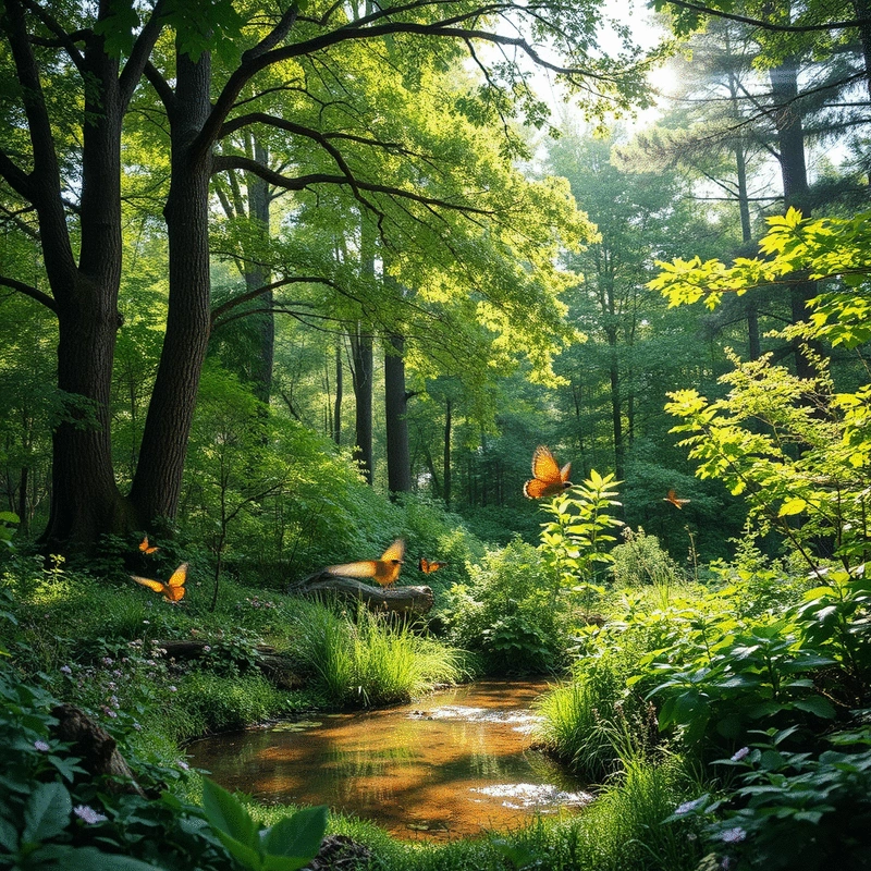 how to create a biodiverse habitat with trees
