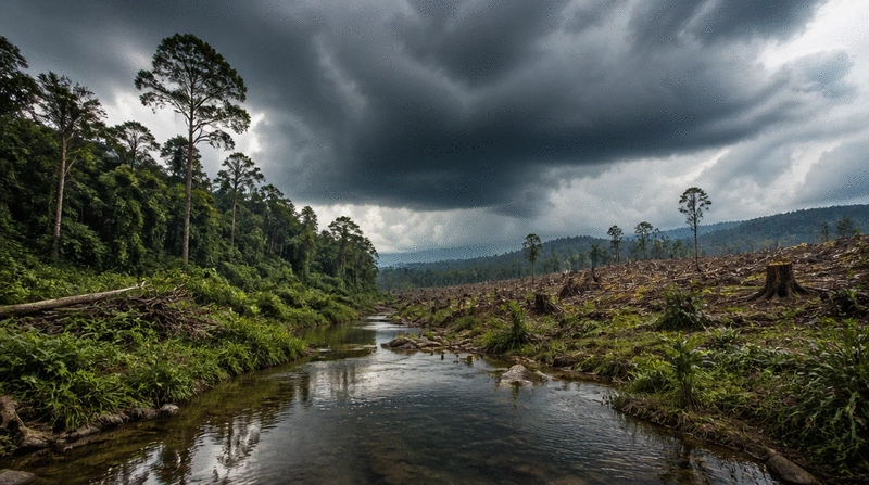 Forest Loss and Rainfall Disruption