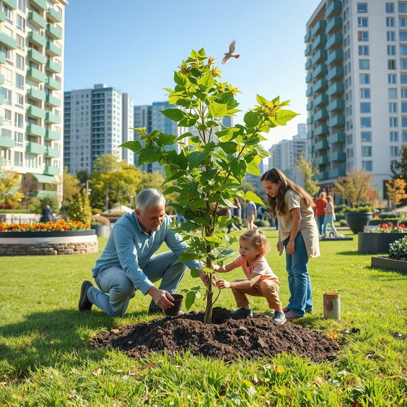 tips for planting trees in urban environments