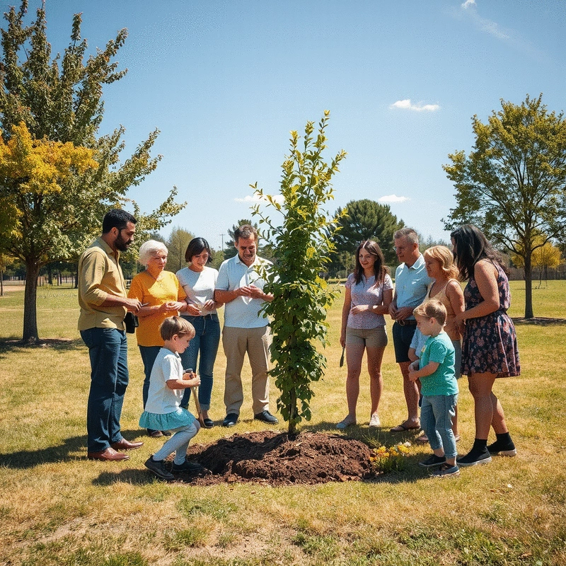 how to start a tree adoption program in your community