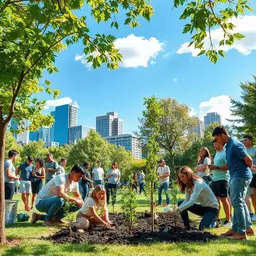 ways to promote reforestation in urban areas