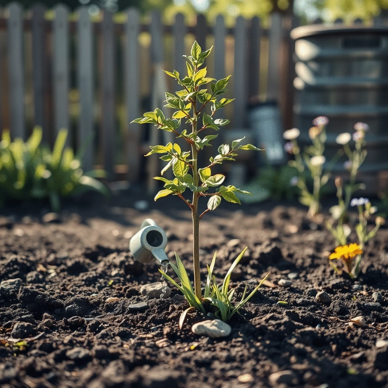 how to care for newly planted trees sustainably